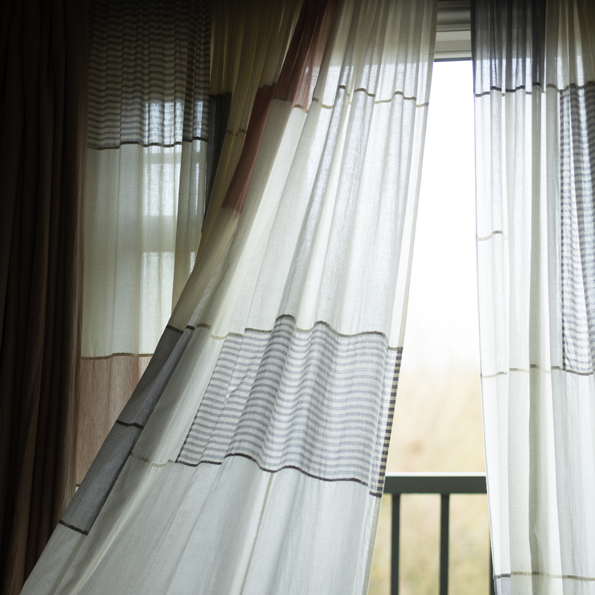 Make A Patchwork Curtain Panel