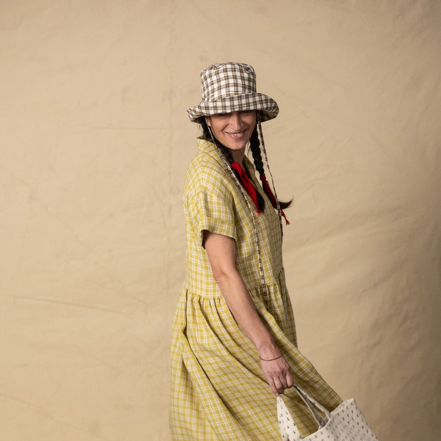 Factory Gathered Skirt Dress Hack