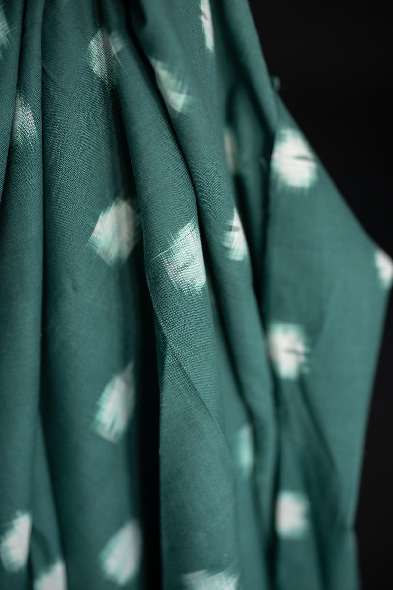 Indian Ikat Cotton - Lilypad