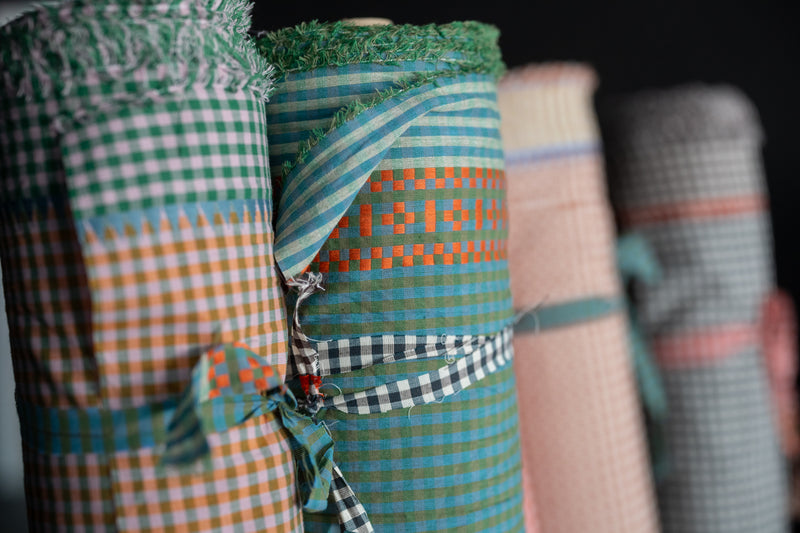 Woven Indian Cotton - Limelight