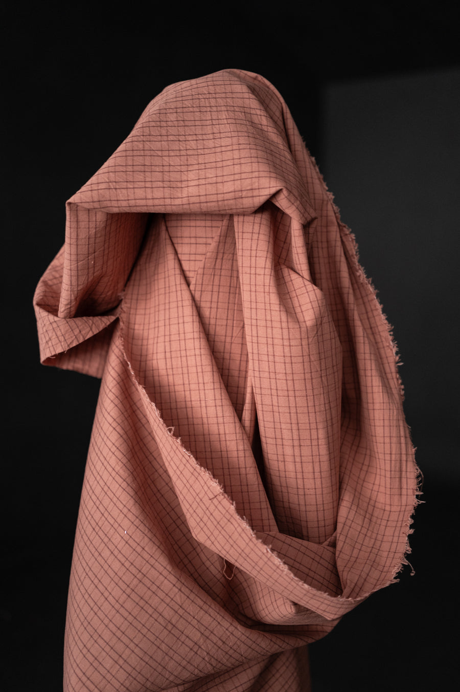 Organic Cotton/Linen Check - Fallen Fruits