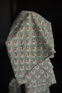 Indian Block Print Cotton - Chelsea Bud