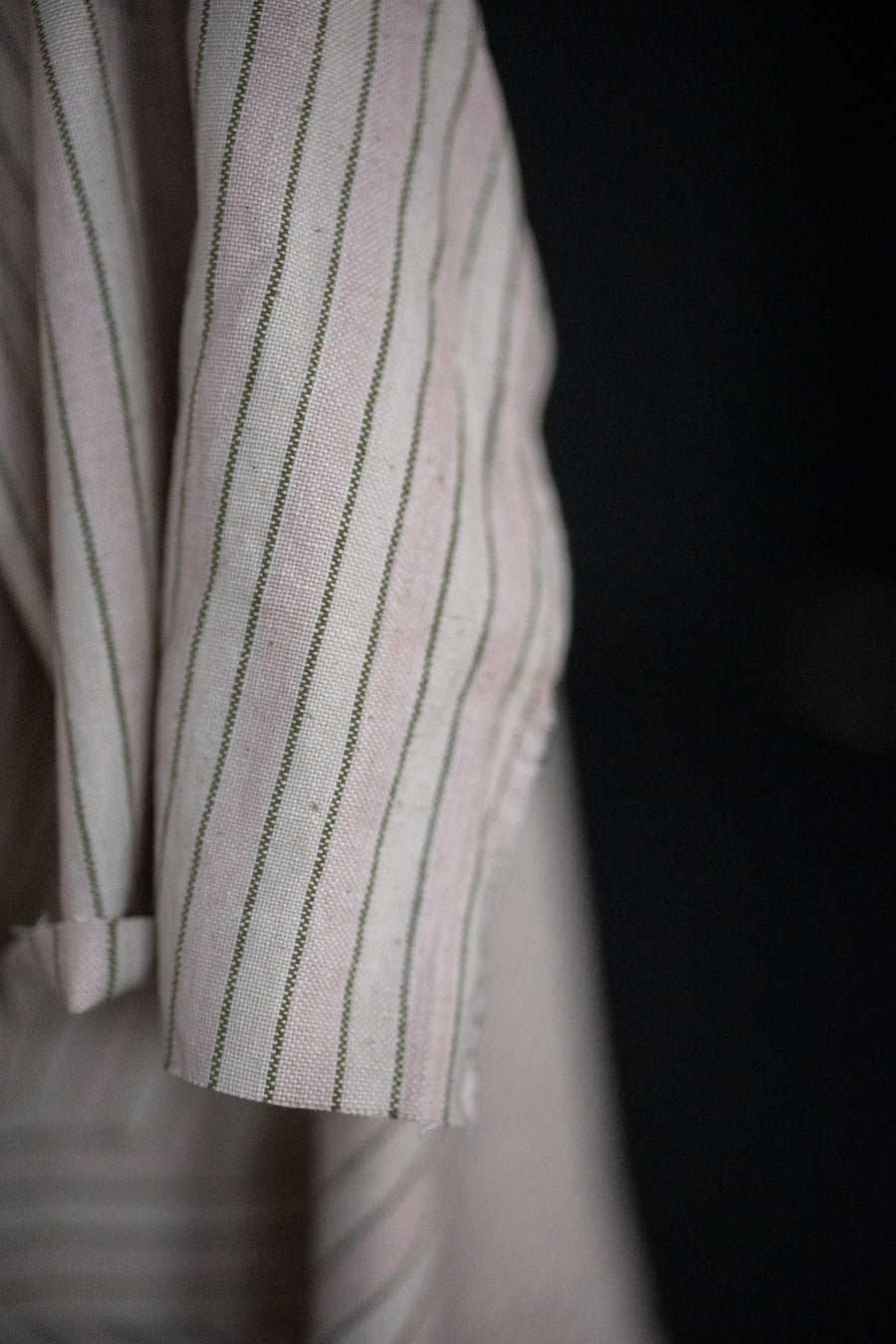 Handwoven Cotton Stripe - Pink Fir
