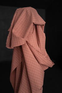 Organic Cotton/Linen Check - Fallen Fruits