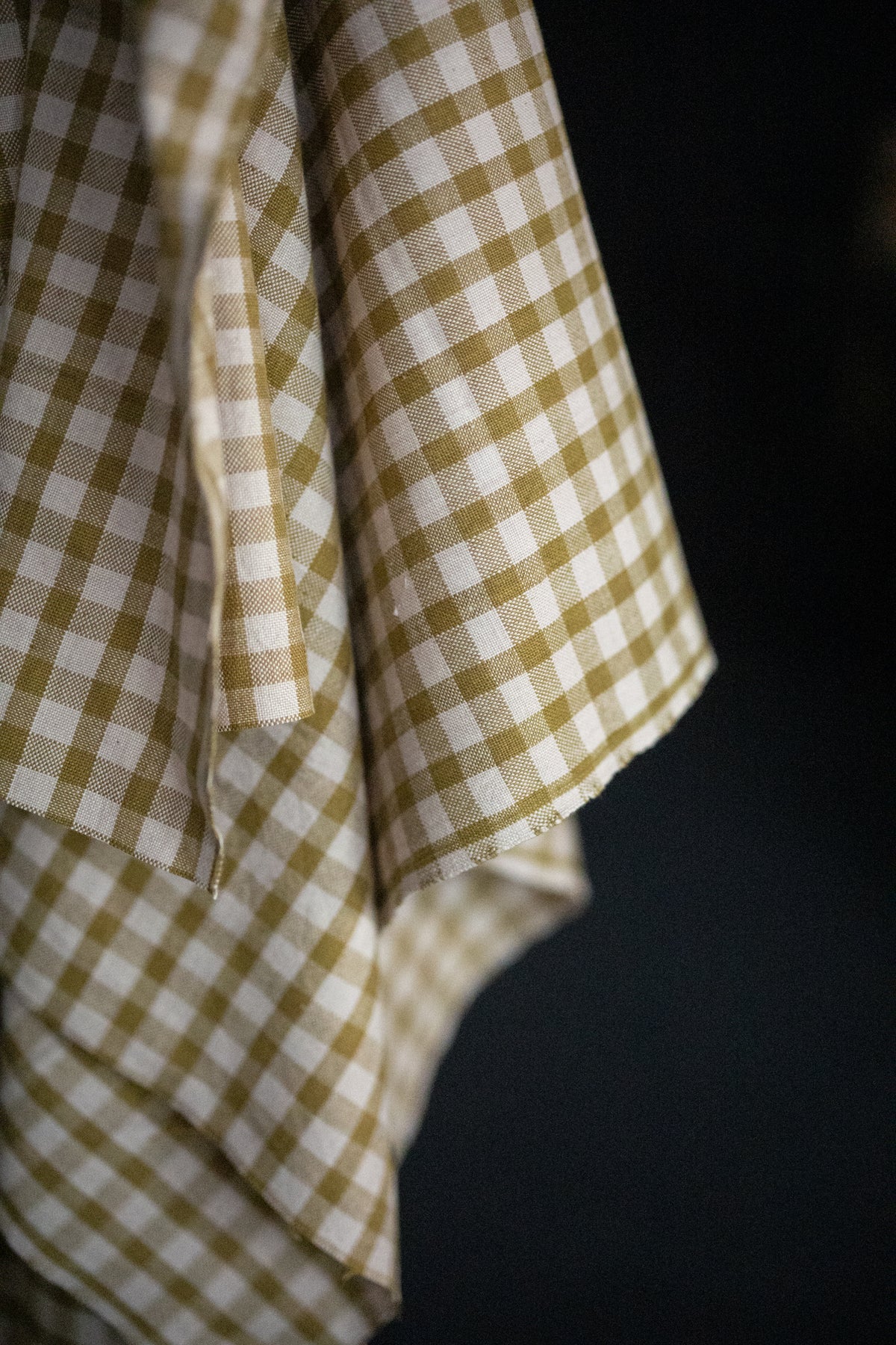 Handwoven Cotton Check - Limonada