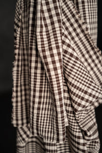 Organic Cotton/Linen - Log Cabin