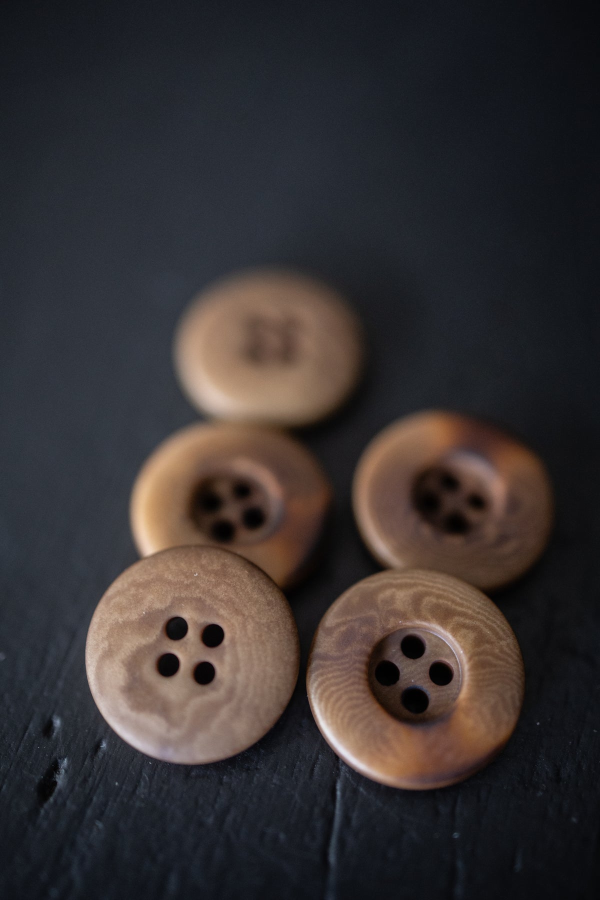 Corozo Button - Dusty Tan