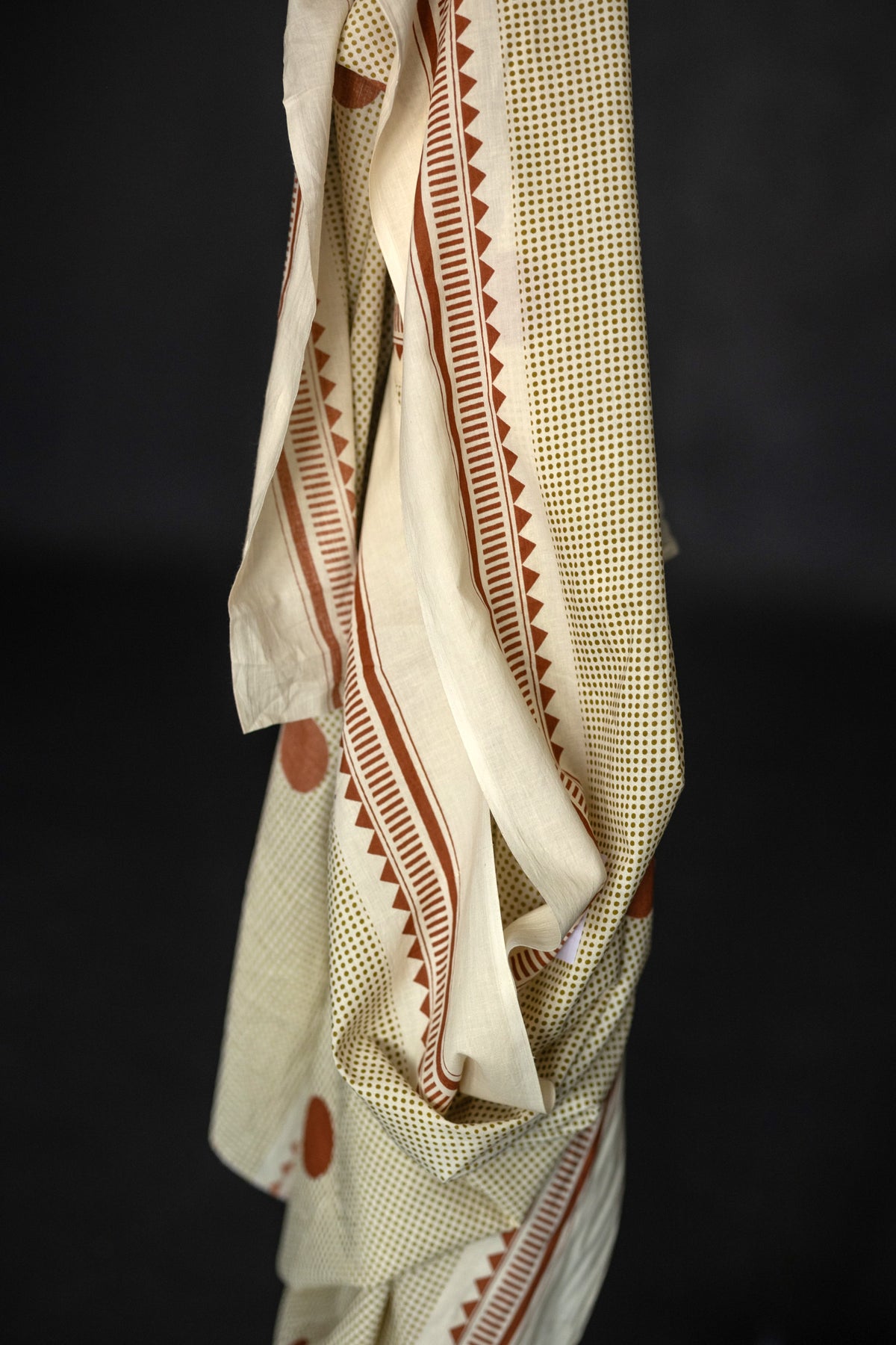 Indian Screen Printed Cotton - Tangier