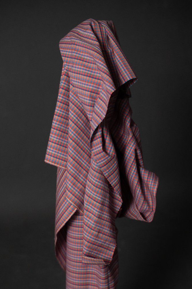 Handwoven Cotton Check - Annie G