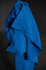 blue jacquard fabric