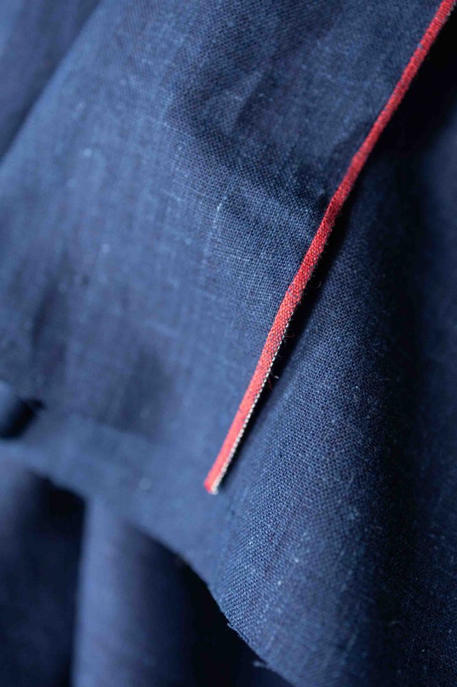 Handwoven Indigo Cotton - 4.1oz Blue Vine