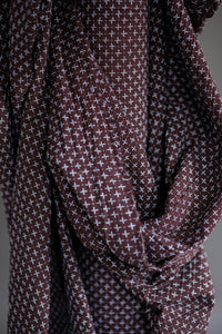 Indian Cotton Cross Stitch - Cool Browns