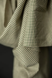 Indian Handwoven Cotton - Cardamom Gingham
