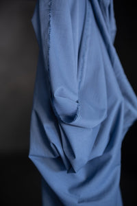 blue cotton voile