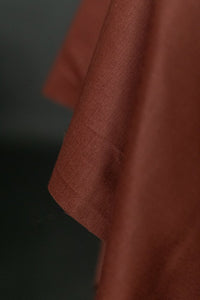 Orange Needlecord Indian Cotton