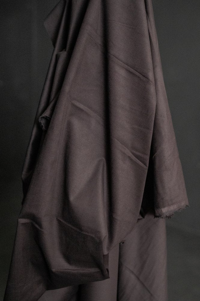 Dark Brown Needlecord Indian Cotton