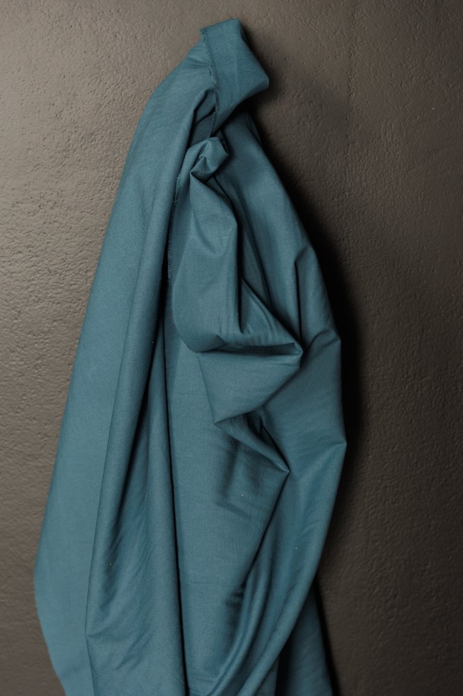 Soft Cotton Canvas - Blue/Green
