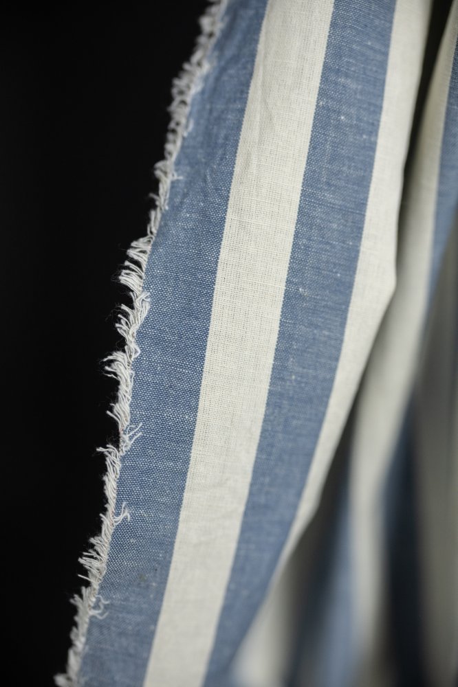 Organic Cotton/Linen Stripe - Amalfi