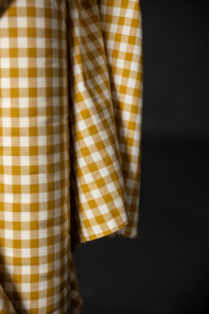 Organic Cotton/Linen Gingham - Pippa