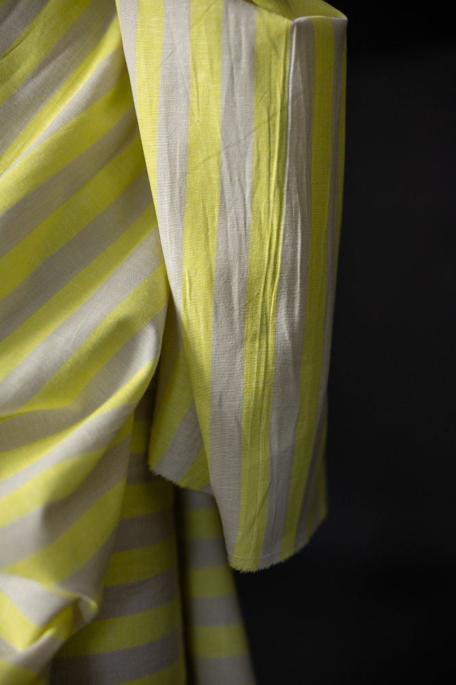 Organic Cotton/Linen Stripe - Rimini