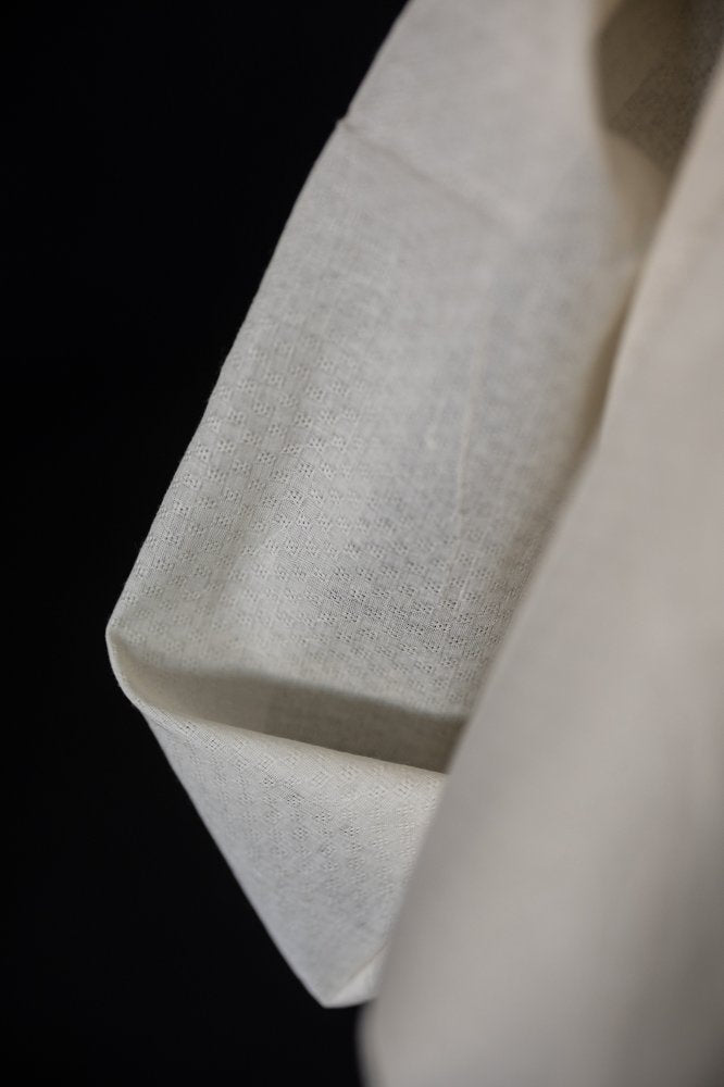 Natural Indian Cotton - Cross Hatch