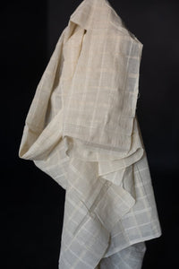 Natural Indian Cotton - Diamond Check