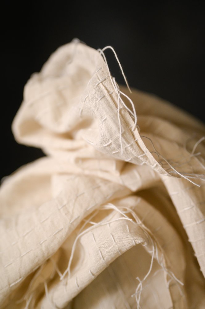 Kantha Stitch Cotton - Dumpling