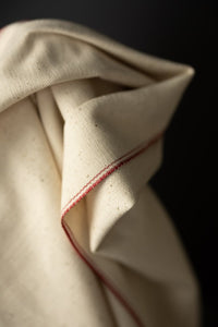 10.2oz Handwoven Cotton - Handloom Ecru Twill