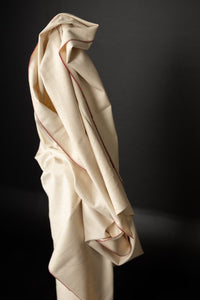 10.2oz Handwoven Cotton - Handloom Ecru Twill