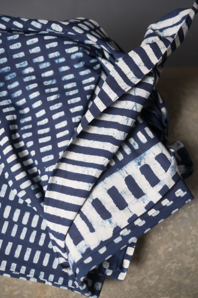 Organic Indigo Hopscotch