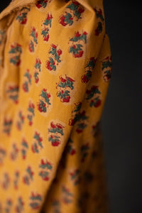 Indian Block Print Cotton - Jardin Goldie