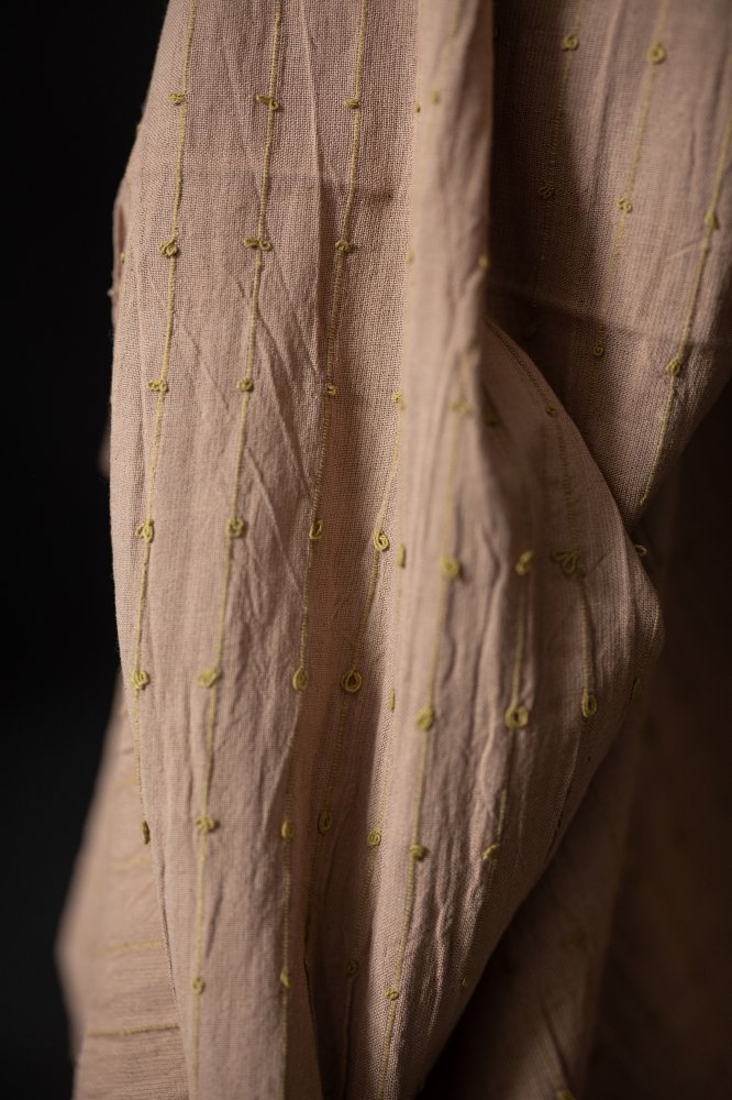 pink handwoven indian fabric 