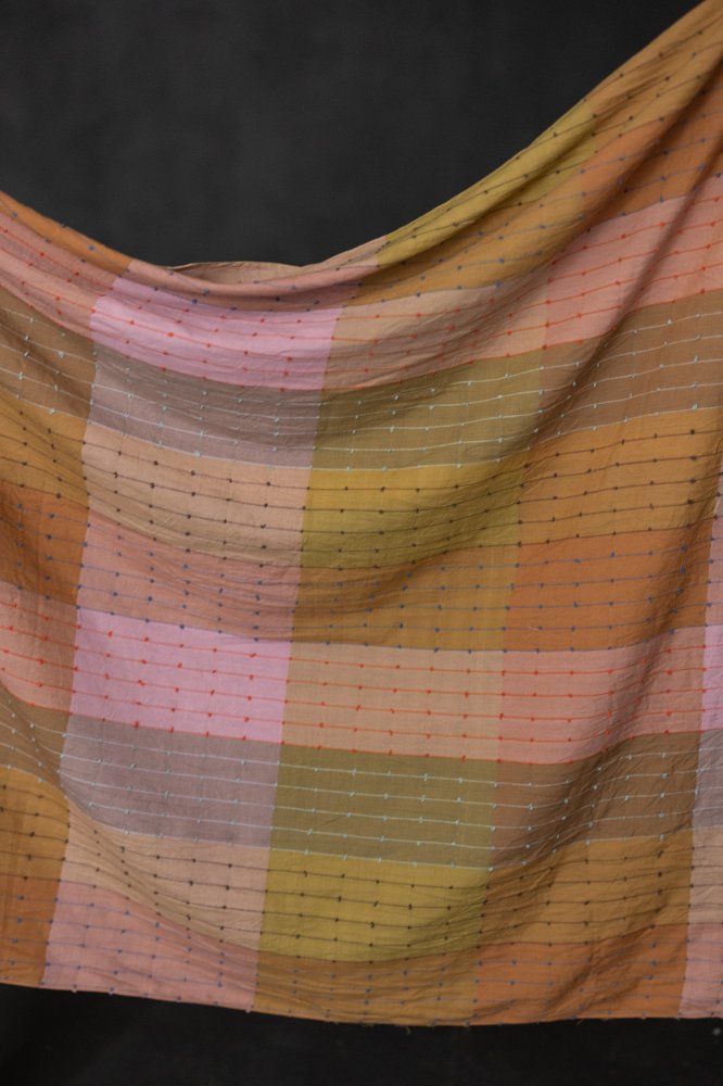 colourful pink loopy fabric