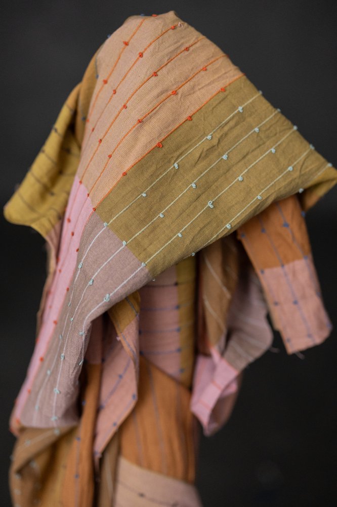 colourful pink loopy fabric