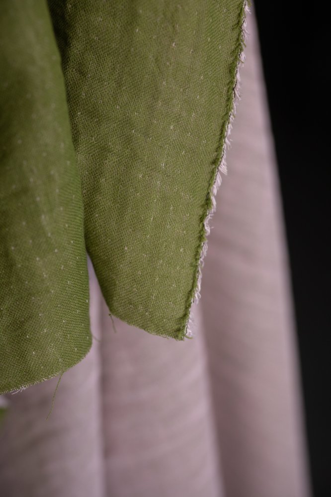 Cotton/Linen Double Gauze - Melica Rose