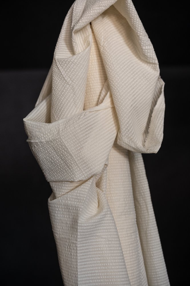 Natural Indian Cotton - Mini Stripe