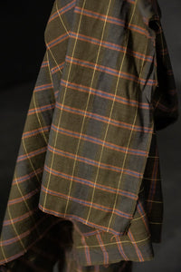 multicoloured handwoven cotton check