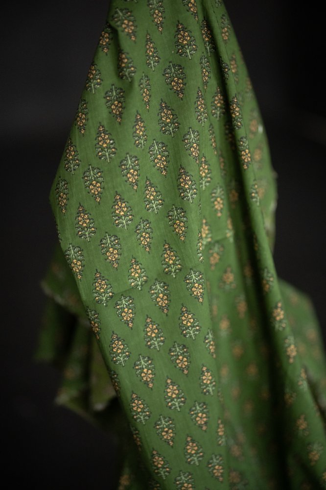 Indian Block Print Cotton - Morris