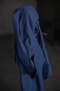 navy cotton fabric