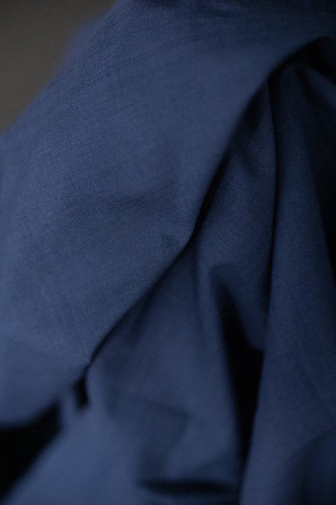 navy cotton fabric