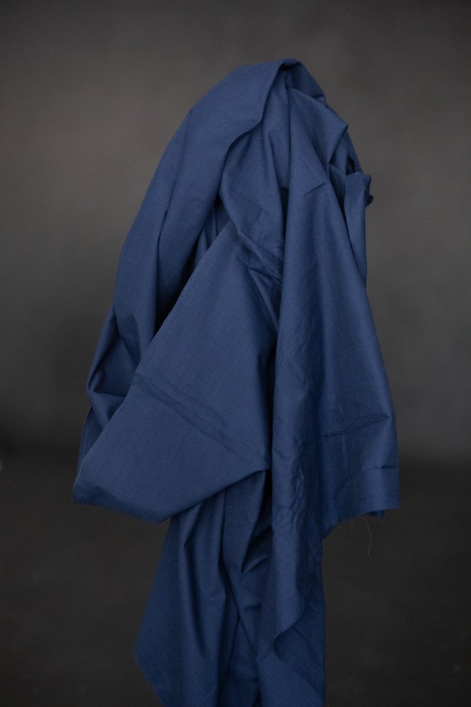 navy cotton fabric