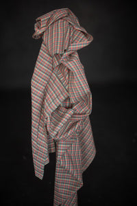 multicoloured check woven fabric