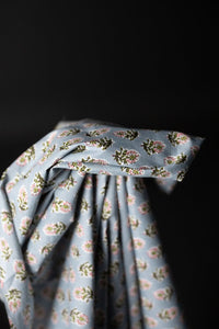 Indian Block Print Cotton - Phoebe Blues