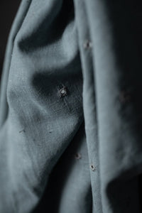 dusty blue abhla Indian cotton fabric