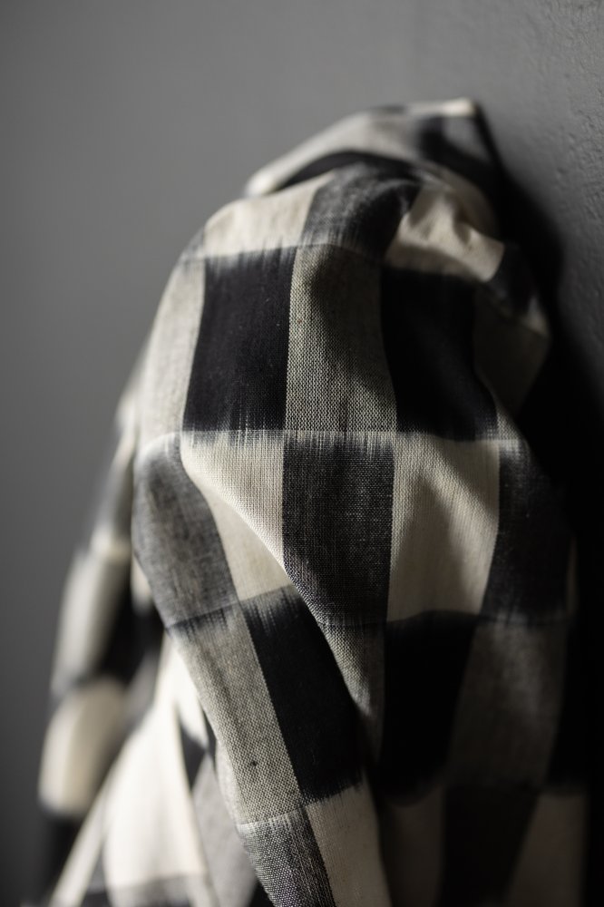 Indian Ikat Cotton - Portobello