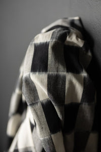 Indian Ikat Cotton - Portobello