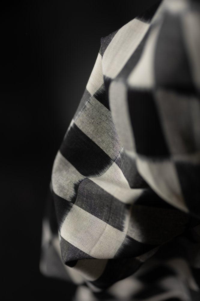 Indian Ikat Cotton - Portobello