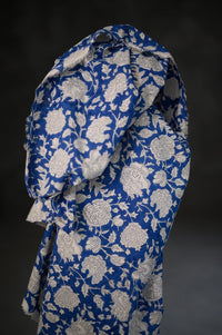 Indian Block Print Cotton - Posy Flower