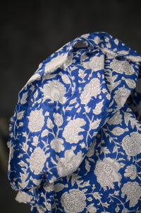 Indian Block Print Cotton - Posy Flower