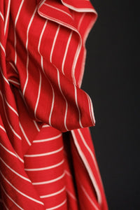 7.7oz Handloom Denim - Red Stripe